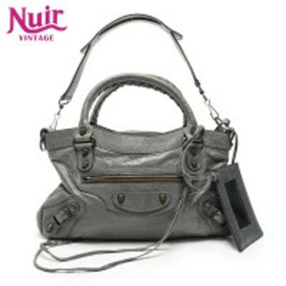 Balenciaga City Handbag Gray